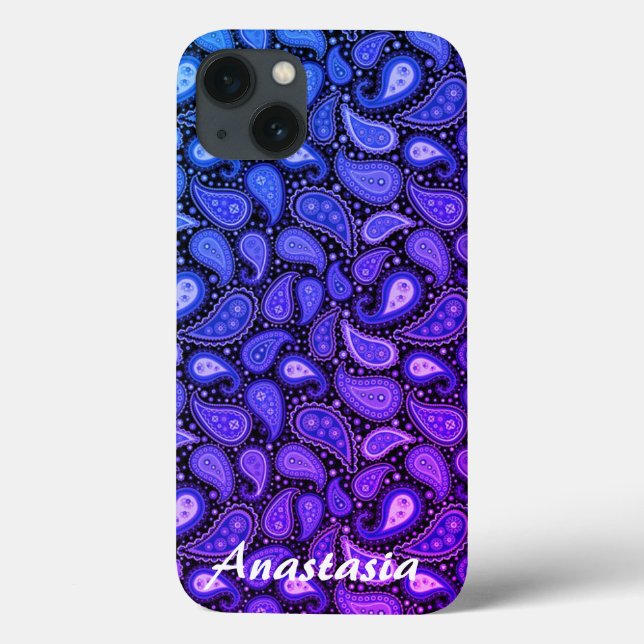 Coques Case-Mate iPhone Cool, Extraordinaire, bleu-pourpre (Verso)