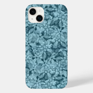Coque Pour iPhone 14 Plus Cool Frosty Foliage-Turquoise