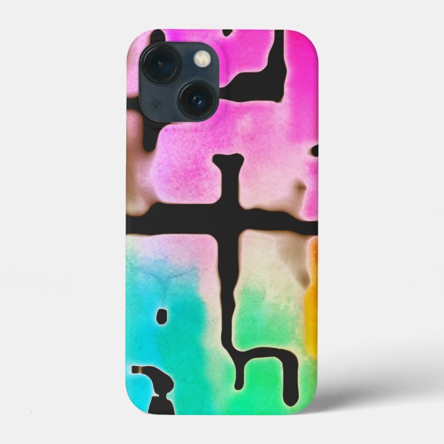 Coques Case-Mate iPhone Cool funky aux couleurs vives Abstrait (Verso)
