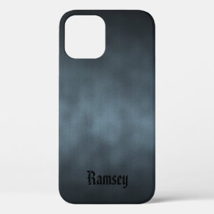 Case-Mate iPhone Case Cool Grey Goth Ombre Art avec votre nom
