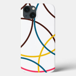 Case-Mate iPhone Case Cool moderne, coloré, simple, cercles urbains tend