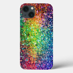 Case-Mate iPhone Case Cool Multicolor Parties scintillant rétro et étinc