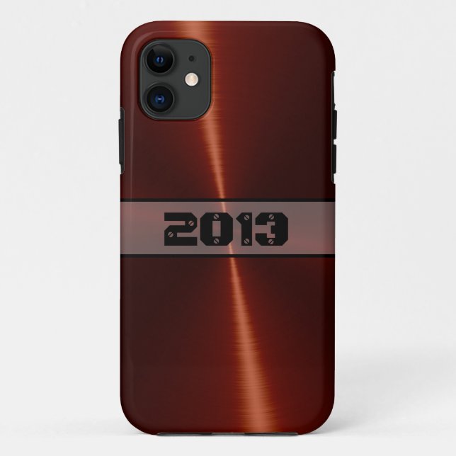 Coques Case-Mate iPhone Cool Orange brillant acier inoxydable métal 7 (Dos)