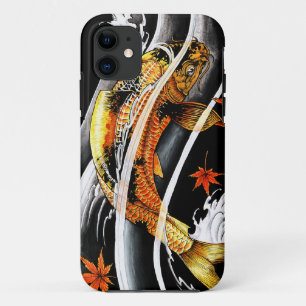 Case-Mate iPhone Case Cool oriental japonais Gold Lucky Koi Fish tatouag