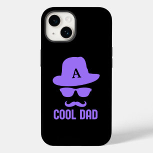 Coque Pour iPhone 14 Cool Papa Best DAD Ever drôle personnalisé casquet