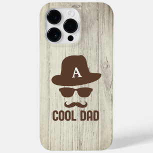 Coque Pour Pour iPhone 14 Pro Max Cool Papa Best DAD Ever moustache papa Monogram