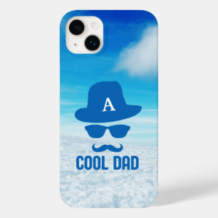 Coque Pour iPhone 14 Plus Cool Papa Meilleur DAD Jamais personnalisé Monogra