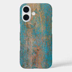 Coque Pour iPhone 16 Cool Patiné Peeling Peinture Bois Texture