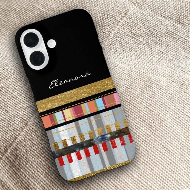 Coques Case-Mate iPhone Cool rayures noir (Créateur téléchargé)