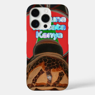 iPhone 16 Pro Case Cool Retro Vintage Hakuna Matata Cadeaux Kenya Gua