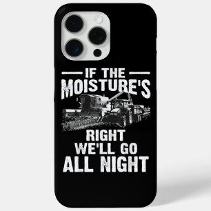 Coque iPhone 15 Pro Max Cool si l'humidité juste fermier cadeau Funny Far