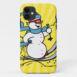 Case-Mate iPhone Case Cool Snowman Ski   amateurs de ski   sports d'hive