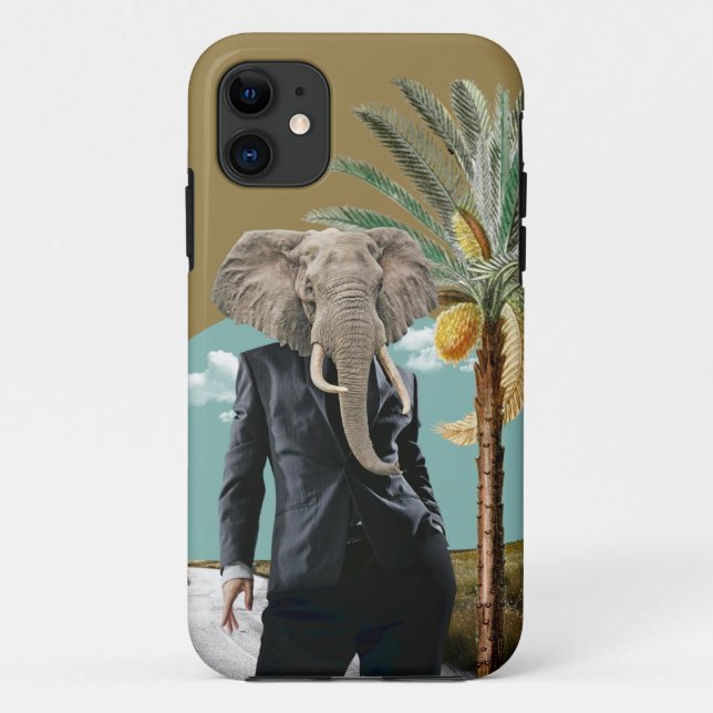 Coques Case-Mate iPhone Cool Urban Safari Wild Man Collage (Dos)