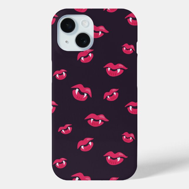 Coques Case-Mate iPhone Cool Vampire Lèvres Et Fangs Motif (Verso)