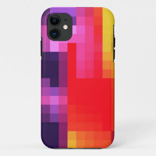 Case-Mate iPhone Case Cool violet rouge rose mosaïque Motif Abstrait