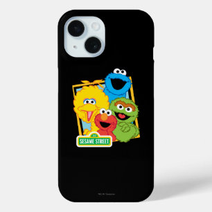 Coque Pour iPhone 15 Copains de Sesame Street