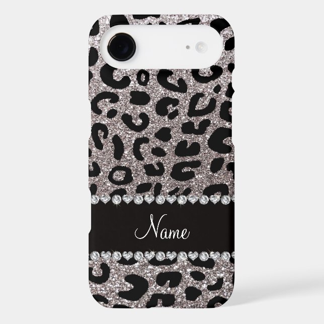 Coques Case-Mate iPhone Copie argentée nommée faite sur commande de (Verso)