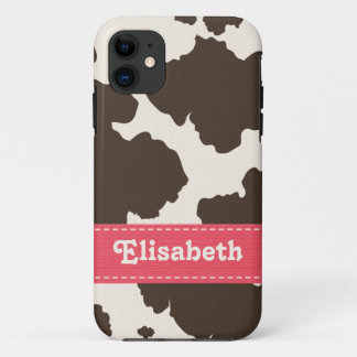 Etui iPhone Case-Mate Copie Brown rose de vache