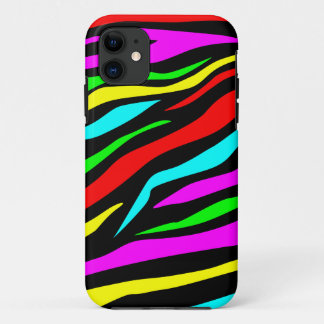 Etui iPhone Case-Mate Copie colorée/noire fraîche de zèbre - cas de