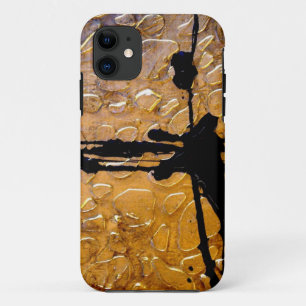 Coque iPhone 11 Copie de girafe par le houx Anderson d'artiste