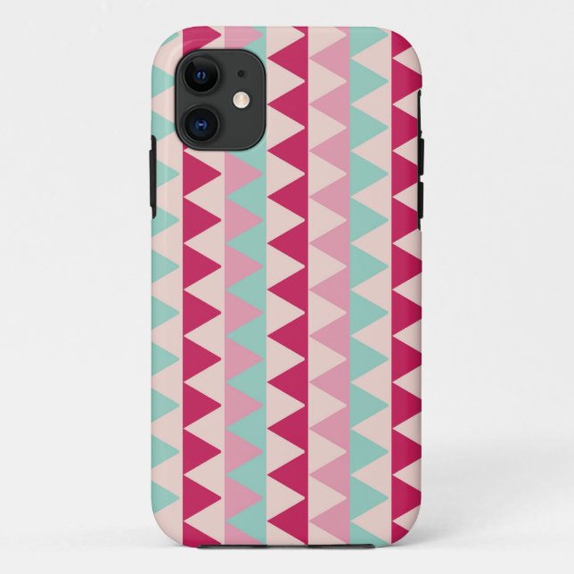 Coques Case-Mate iPhone Copie géométrique tribale moderne de triangle de (Dos)