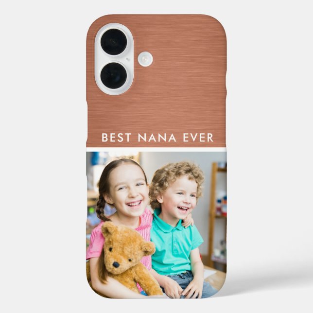Coques Case-Mate iPhone Copie photo Best Nana Ever Grandma Grandkids (Verso)