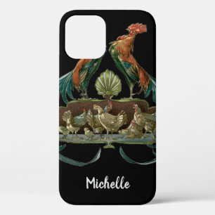 Case-Mate iPhone Case Coqs et Poules Art Nouveau Vintage