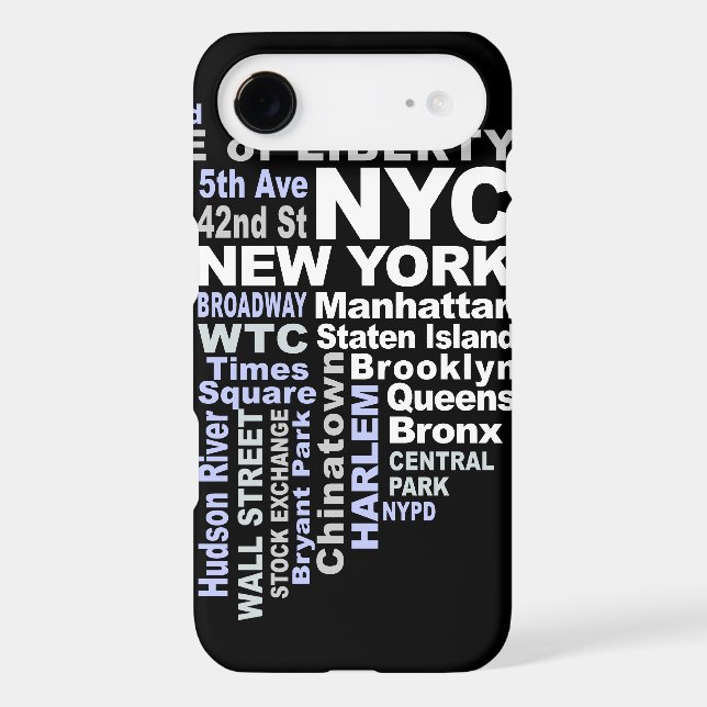 Coques Case-Mate iPhone Coque-Compagnon de l'iPhone 4 de NYC (Verso)