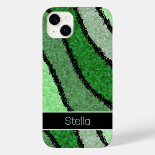 Coque Pour iPhone 14 Plus Coque-coque iphone abstrait vert