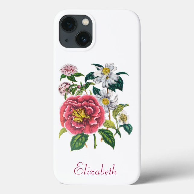 Coques Case-Mate iPhone Coque-coque iphone Camellias personnalisé (Verso)