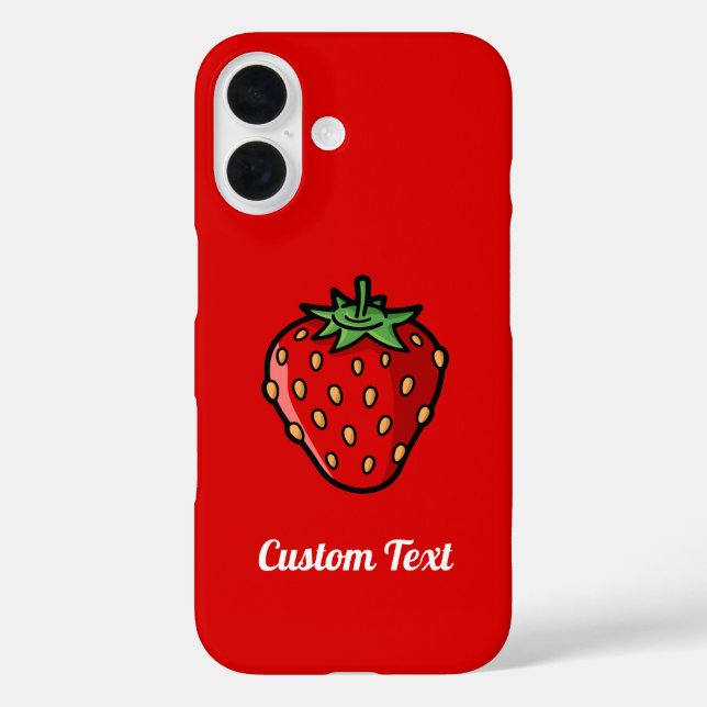 Coques Case-Mate iPhone Coque-coque iphone de l'icône de fraise (Verso)