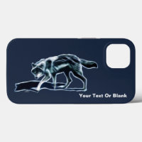 Coque-coque iphone de loup foncé
