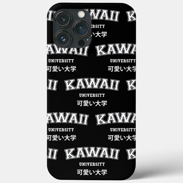 Coques Case-Mate iPhone Coque-coque iphone de l'UNIVERSITÉ DE KAWAII (Verso)