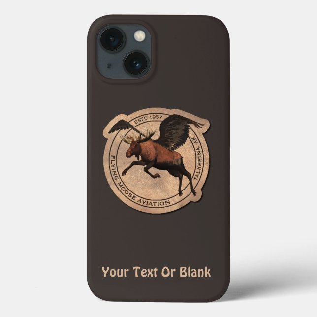 Coques Case-Mate iPhone Coque-coque iphone de patchs de Moose Aviation (Verso)