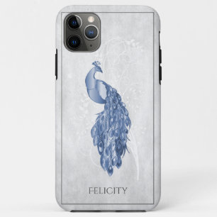 Case-Mate iPhone Case Coque-coque iphone de Peacock Elegant Bleu