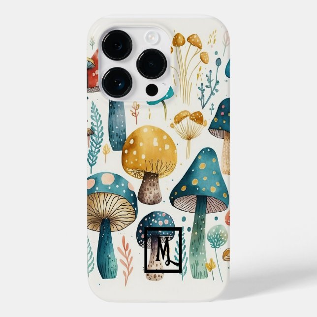 Coques Case-Mate iPhone Coque-coque iphone du champignon botanique (Verso)