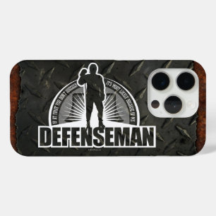 Coque iPhone 15 Pro Coque-coque iphone du défenseur du hockey