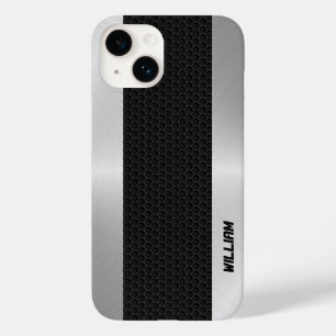 Coque Pour iPhone 14 Coque-coque iphone en métal à trou noir
