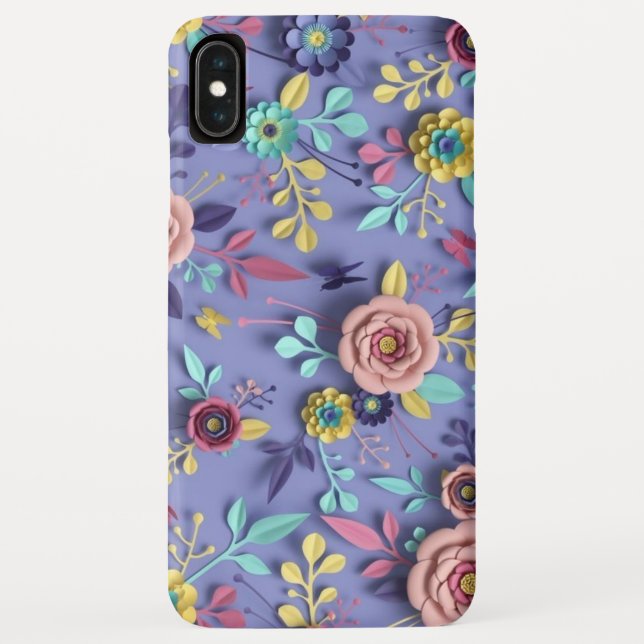 Coques Case-Mate iPhone Coque-coque iphone Floral tendance (Dos)
