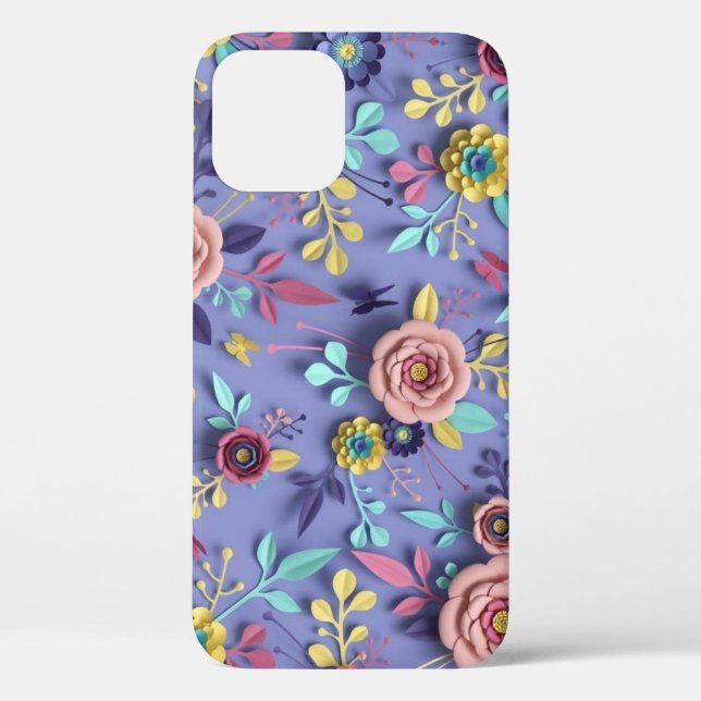 Coques Case-Mate iPhone Coque-coque iphone Floral tendance (Verso)