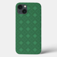 Coque-coque iphone -Mate du motif Shippo vert
