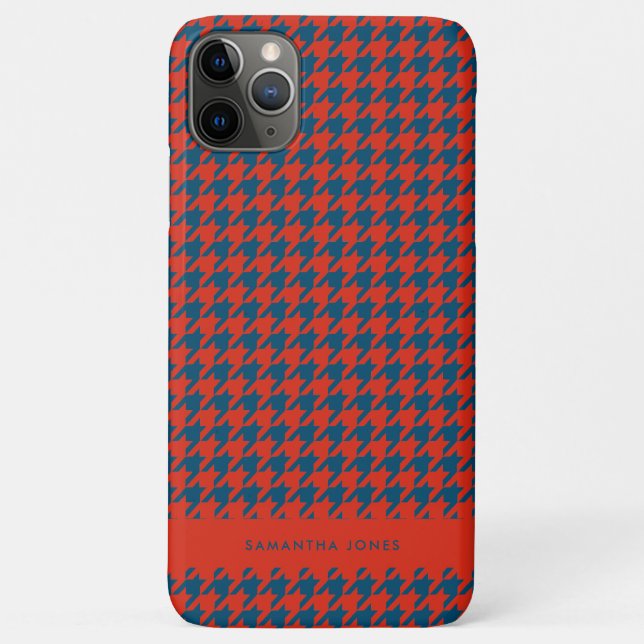 Coques Case-Mate iPhone Coque-coque iphone personnalisé Hounds Tooth (Dos)