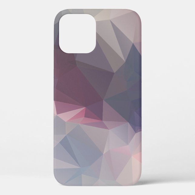 Coques Case-Mate iPhone Coque-Mat de Motif Abstrait Pink Grey (Verso)