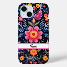 Coque-Mate de design de fleurs mexicaines