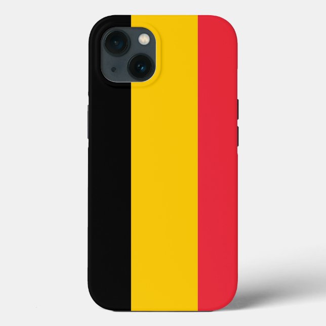 Coques Case-Mate iPhone Coque-Mate de pomme patriotique, Belgique (Verso)