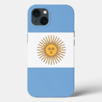 Coque-Mate de pomme patriotique, drapeau argentin
