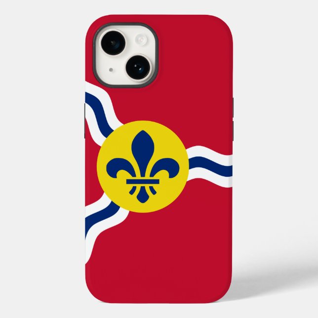 Coques Case-Mate iPhone Coque-Mate de pomme patriotique, drapeau de Saint- (Verso)