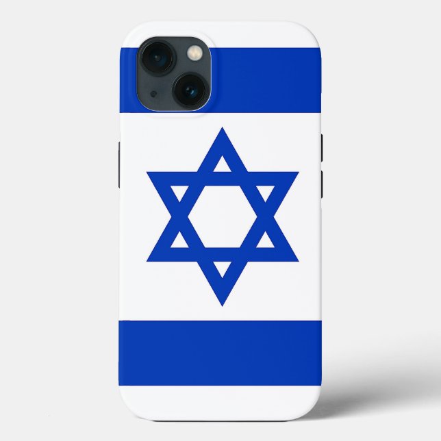 Coques Case-Mate iPhone Coque-Mate de pomme patriotique, drapeau d'Israël (Verso)
