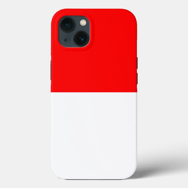 Coques Case-Mate iPhone Coque-Mate de pomme patriotique, drapeau indonésie (Verso)
