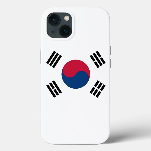 Coques Case-Mate iPhone Coque-Mate de pomme patriotique, drapeau sud-corée (Verso)